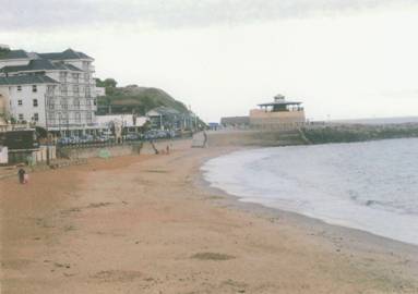 Pony riding on the beach at Ventnor.