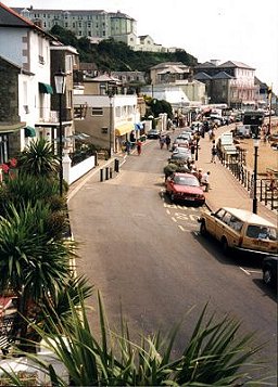Ventnor Esplanade on the Isle of Wight. Visit the Picardie Hotel