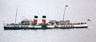 Paddle Steamer Waverley making a visit to the Isle of Wight